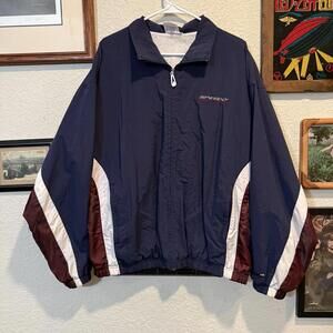 Vintage 90s RARE Speedo Windbreaker Swimming Sports Jacket Size Mens Large